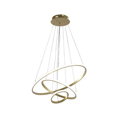 Lustra led Gold cu telecomanda Lustre Led - Lustra led Gold cu telecomanda
