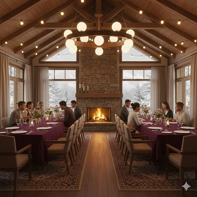 Lustra led lemn 12 globuri [1]