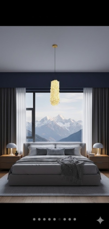 Lustre ieftine - Pendul led elegant si modern 18w/25w Gold