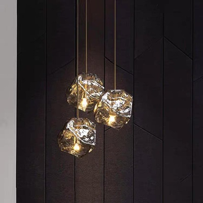 Lustra led 36 globuri - Pendul led suspendat Vulcano