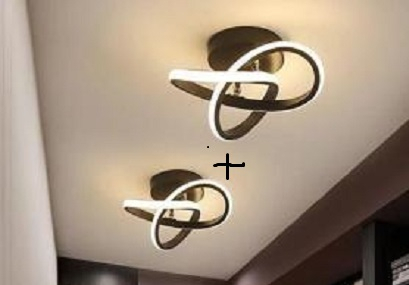 Lustra led suspendata - Set lustra infinit 25w ( 2 buc)
