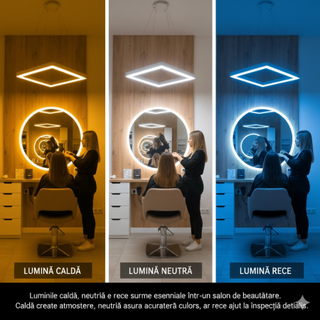 Tavan led CCT - 1 hexagoan led  CCT 42w 94 x 82 cm [2]