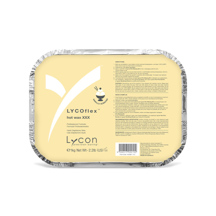 Ceara fierbinte, LYCOFLEX™ VANILLA HOT WAX [ˣ] - 1kg [1]