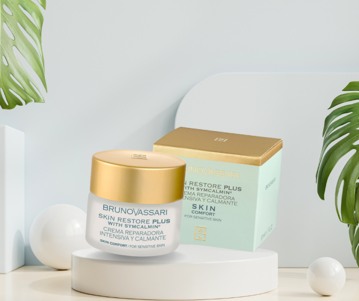 Crema Calmanta si Intens Reparatoare Pentru Tenul Sensibil 50ml - Skin Restore Plus - Bruno Vassari [2]