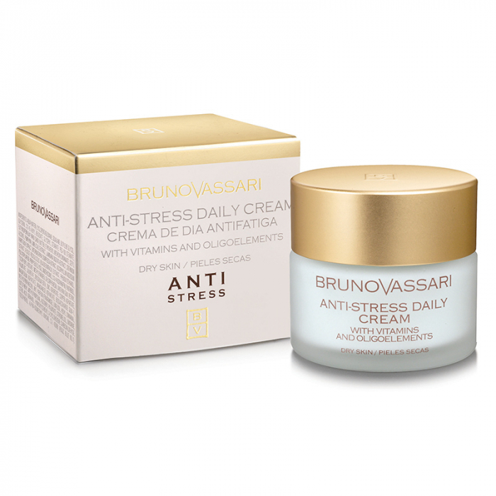 Crema de Zi Anti-Oboseala Pentru Ten Uscat 50ml - Anti Stress Daily Cream Secas - Bruno Vassari [2]