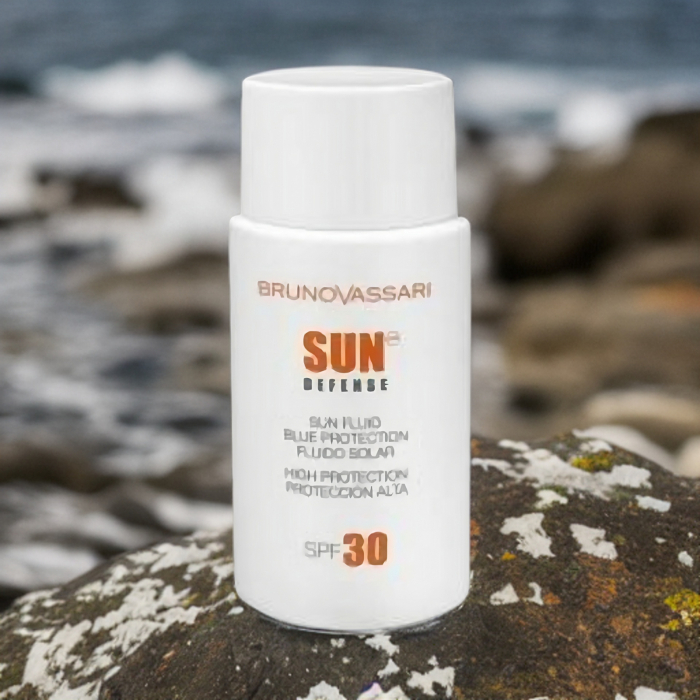 Fluid Facial Pentru Protectie Solara SPF30 50ml - Sun Fluid Blue Protection SPF30 - Bruno Vassari [3]