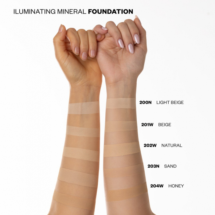Fond de Ten Pulbere Iluminator 7g - 204W - Illuminating Mineral Foundation - Paese [3]