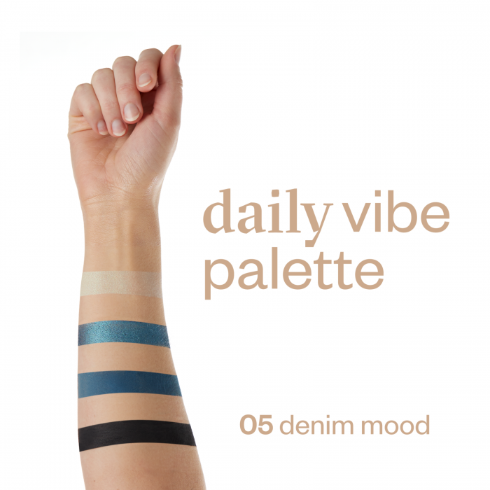 Paleta de farduri 4 nuante, Daily Vibe, nuanta Denim Mood 05 - 5,5g [8]