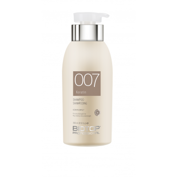 Sampon pentru par degradat si tratat chimic- 007 Keratin Shampoo 330ml- Biotop [2]