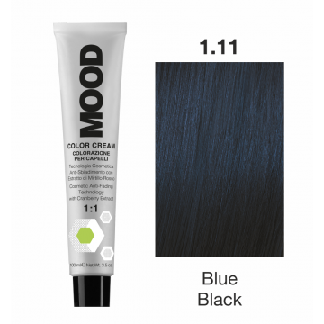 Vopsea Permanenta nr 1.11 Blu Black 100ml-Color Cream-Mood [2]