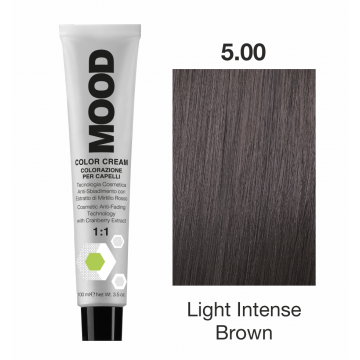 Vopsea Permanenta nr 5.00 Light Intense Brown 100ml-Color Cream-Mood [2]