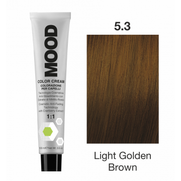 Vopsea Permanenta nr 5.3 Light Golden Brown 100ml-Color Cream-Mood [2]