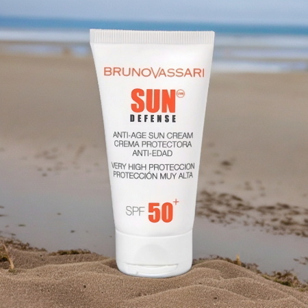 Crema Anti-Aging Pentru Protectie Solara cu SPF50+ 50ml - Anti -Age Sun Cream SPF50+ - Bruno Vassari [1]