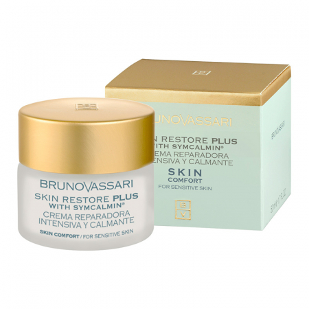 Hidratarea tenului - Crema Calmanta si Intens Reparatoare Pentru Tenul Sensibil 50ml - Skin Restore Plus - Bruno Vassari