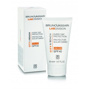 Protectie solara - Crema de Protectie Solara FPS40 50ml - City & Beach Everyday Protection SPF40-Bruno Vassari
