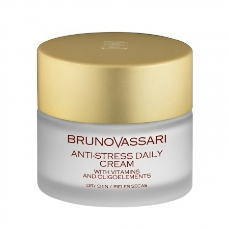 Hidratarea tenului - Crema de Zi Anti-Oboseala Pentru Ten Uscat 50ml - Anti Stress Daily Cream Secas - Bruno Vassari