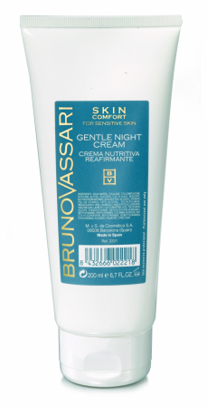 Noutati - Crema Nutritiva de Noapte Pentru Tenul Sensibil si Uscat 200ml - Gentle Night Cream - Bruno Vassari