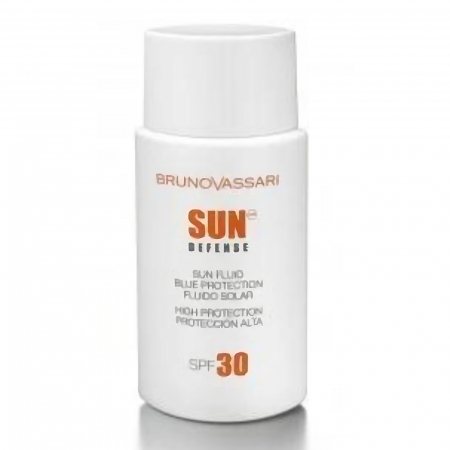 Protectie solara - Fluid Facial Pentru Protectie Solara SPF30 50ml - Sun Fluid Blue Protection SPF30 - Bruno Vassari