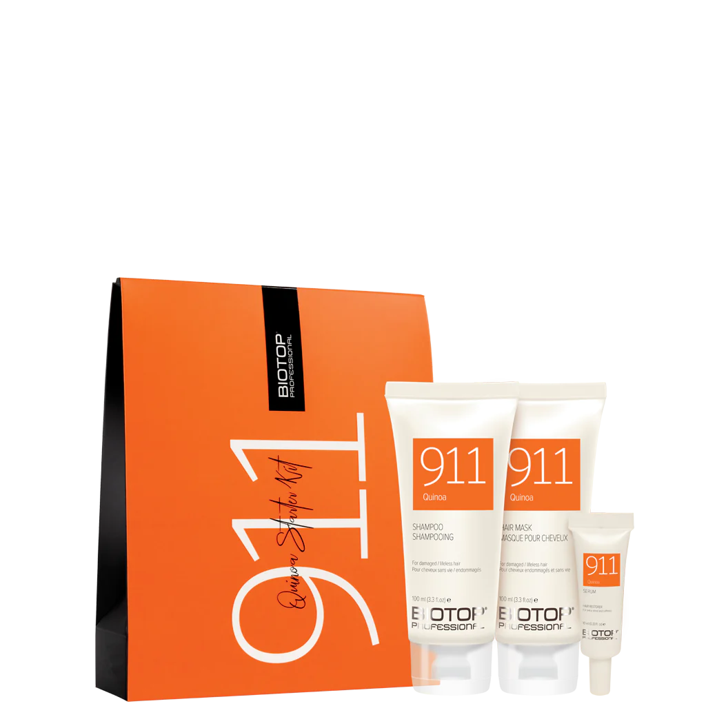 Balsam pentru Par - Kit produse pentru parul uscat si degradat, Quinoa Starter Kit