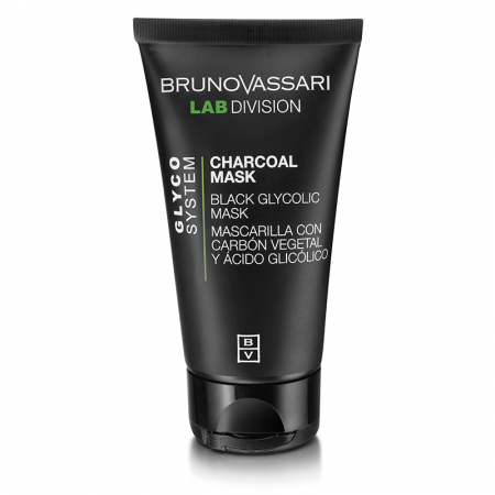 Masti Faciale - Masca cu carbune activ si acid glicolic 65g - Charcoal Mask - Bruno Vassari