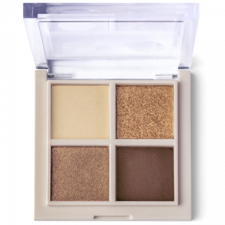 Palete Profesionale de Machiaj - Paleta de farduri 4 nuante, Daily Vibe, nuanta Golden Hour 01 - 5,5g