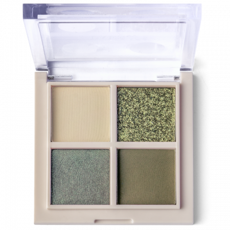 Palete Profesionale de Machiaj - Paleta de farduri 4 nuante, Daily Vibe, nuanta Military Vibe 02 - 5,5g