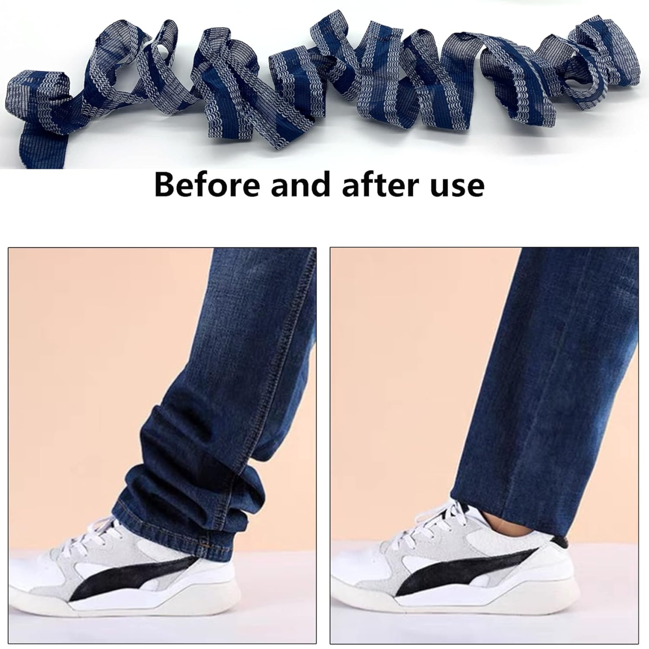 Banda termocolantă Luxer albastră de 5 metri pentru tivuri fără coasere, aplicare rapidă cu fierul de călcat. [6]