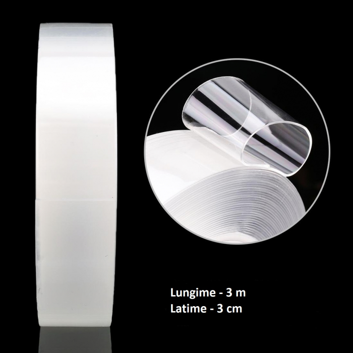 Banda Acrilica Autoadeziva Multisuprafete Pentru Protectie Impotriva Umezelii si Mucegaiului, One Side Adhesive, Luxer, 300x3 cm, banda adeziva impermeabila pentru rosturi gresie faianta chiuveta hidroizolanta ieftina transparenta dedeman hornbach luxer [16]