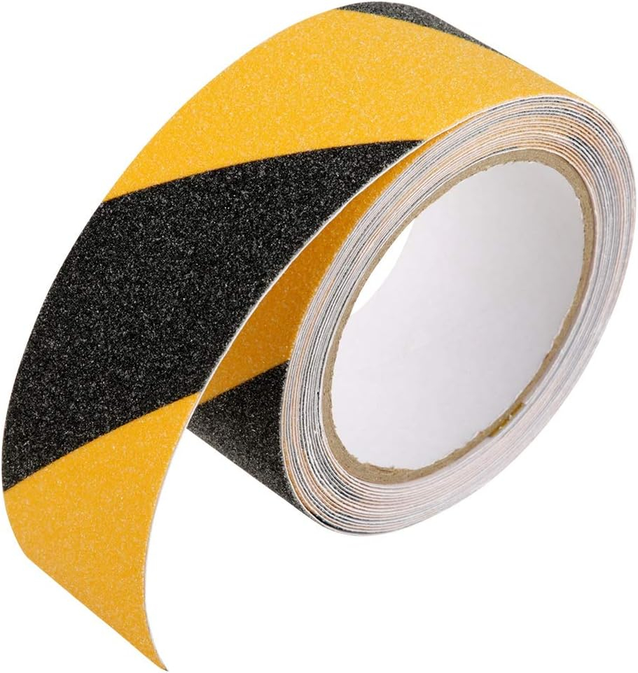 Banda Adeziva Antiderapanta pentru Scari/Trepte Interior/Exterior, Multisuprafete, Rezistenta la Apa, Lungime 5 m, Latime 5 cm, Negru, Luxer, Banda Adeziva Antiderapanta Aderenta Sporita, entru Suprafete Umede, Negru-Galben, Luxer Dedeman Leroy Merlin Emag Bilka Luxer [1]