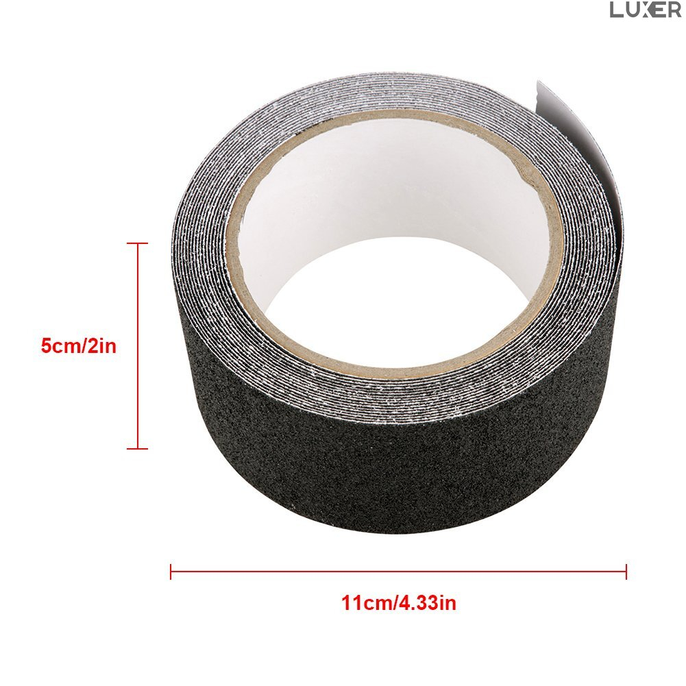 Banda Adeziva Antiderapanta pentru Scari/Trepte Interior/Exterior, Multisuprafete, Rezistenta la Apa, Lungime 5 m, Latime 5 cm, Negru, Luxer, Banda Adeziva Antiderapanta Aderenta Sporita, entru Suprafete Umede, Negru, Luxer Dedeman Leroy Merlin Emag Bilka Luxer [10]