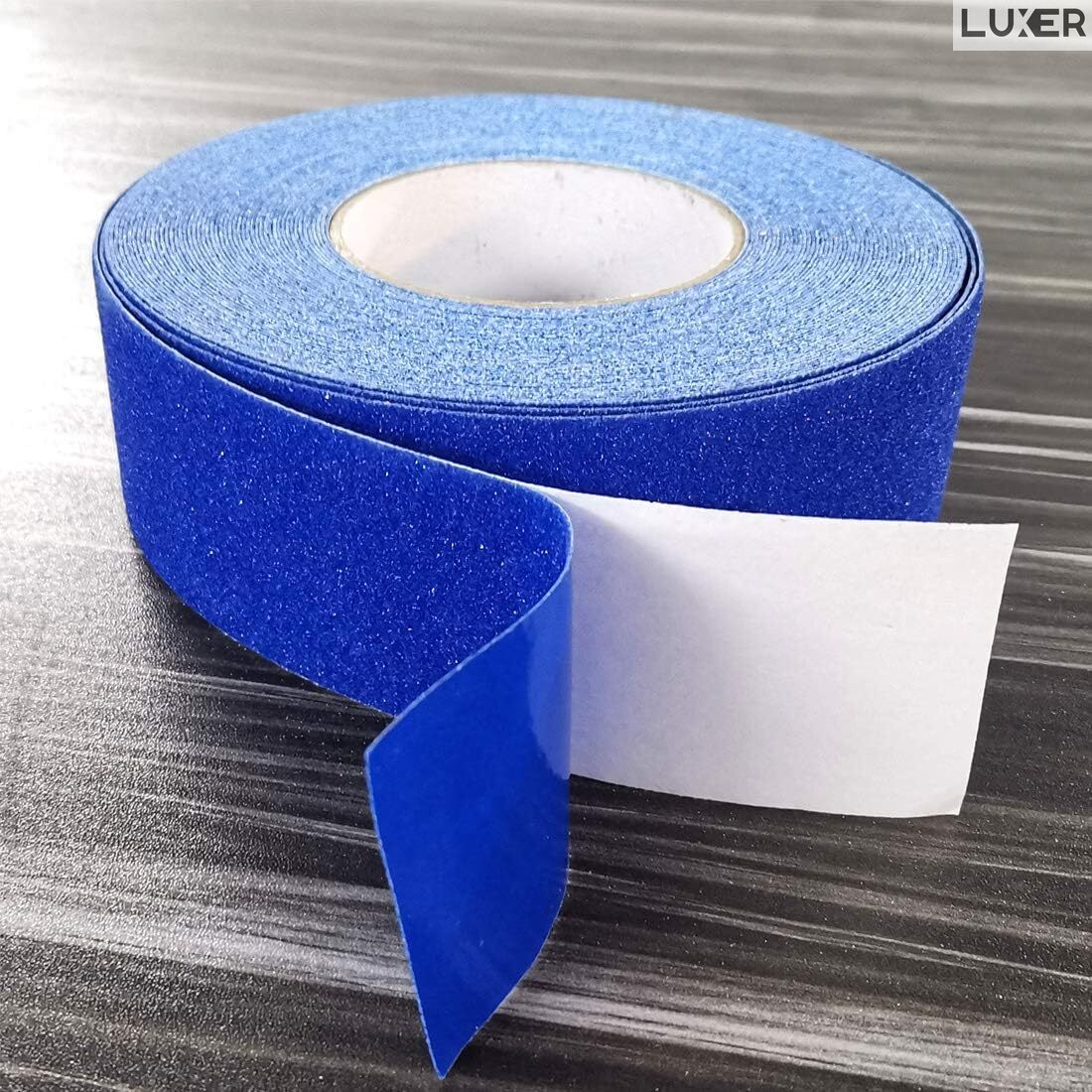 Banda Adeziva Antiderapanta pentru Scari/Trepte Interior/Exterior, Multisuprafete, Rezistenta la Apa, Lungime 5 m, Latime 5 cm, Negru, Luxer, Banda Adeziva Antiderapanta Aderenta Sporita, entru Suprafete Umede, Albastru, Luxer Dedeman Leroy Merlin Emag Bilka Luxer [9]
