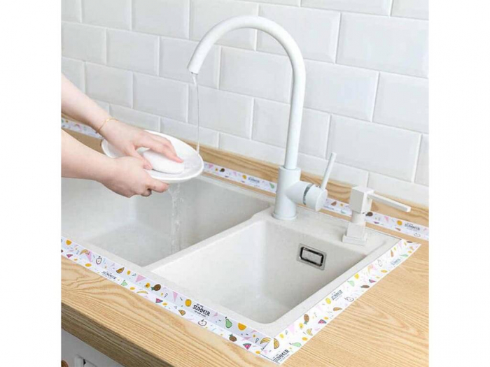 Banda Adeziva de Etansare Pentru Baie si Bucatarie Luxer, pentru Cada/Chiuveta/Ferestre/Tevi apa, Multicolora, 320x3.5 cm, banda adeziva etansare dedeman model de vara pentru apa cada ferestre baie bucatarie usa tevi chiuveta ieftin dedeman brico depot leroy merlin luxer [2]