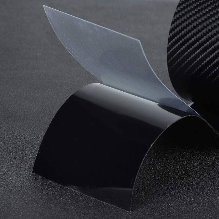 Banda Adeziva Fibra de Carbon pentru Protectie Auto Anti-Zgarieturi, Luxer, 300x7 cm, banda fibra de carbon fibra de sticla dedeman pentru protectie auto bord componente zgariate ieftina emag luxer [5]