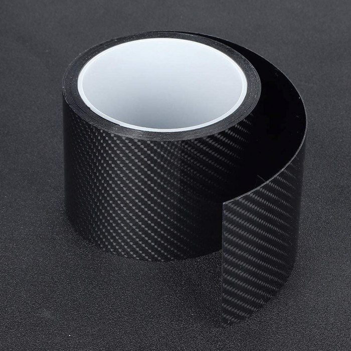 Banda Adeziva Fibra de Carbon pentru Protectie Auto Anti-Zgarieturi, Luxer, 300x7 cm, banda fibra de carbon fibra de sticla dedeman pentru protectie auto bord componente zgariate ieftina emag luxer [6]