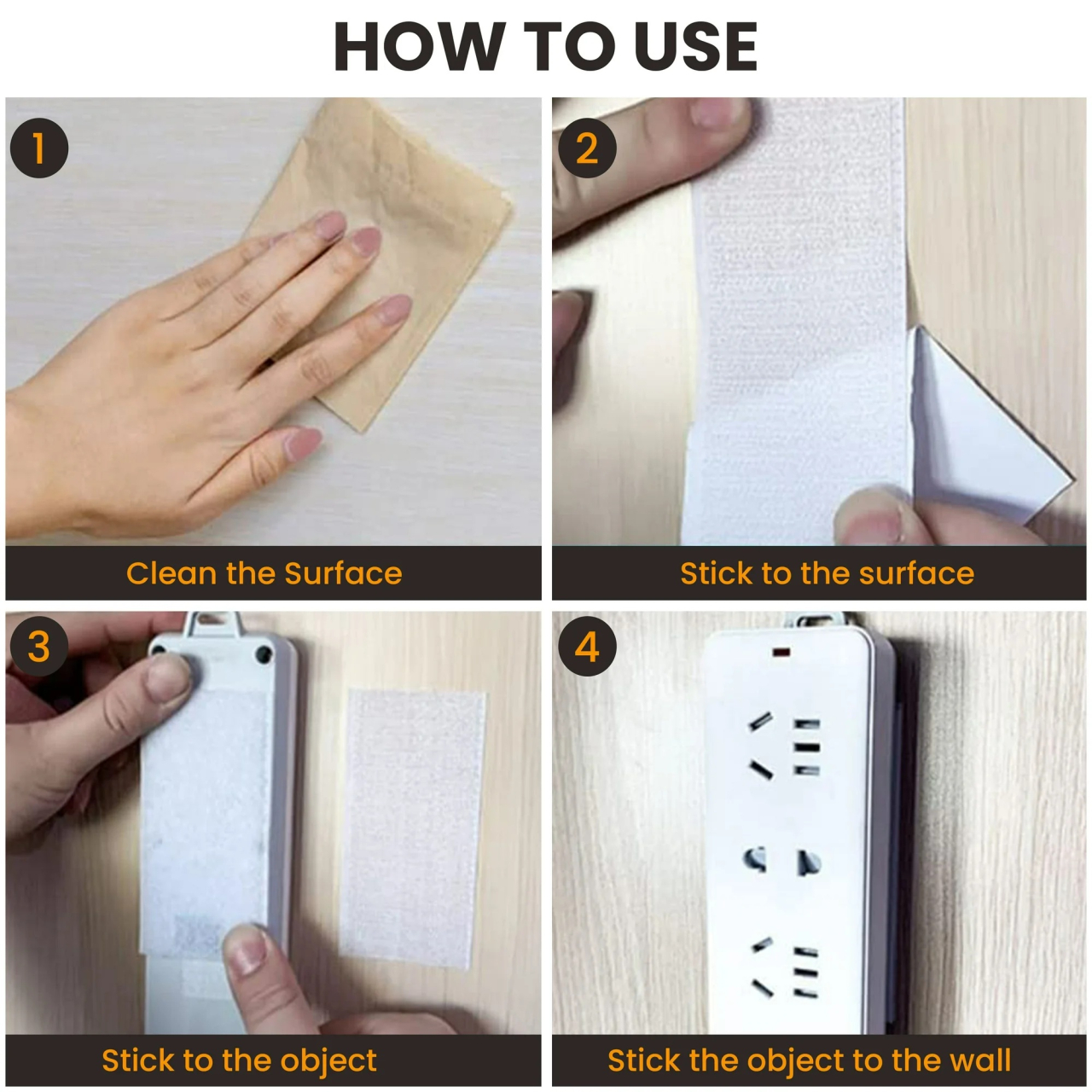 Bandă Autoadezivă Cu Cârlig si Buclă (Hook-&-Loop) Tip Scai, Dimensiuni 500x5 cm, Alb [9]