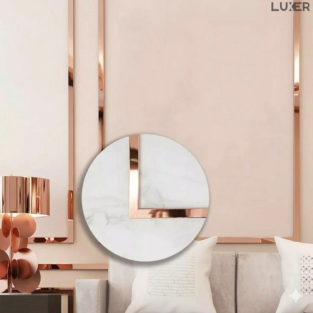 Banda Decorativa Autoadeziva, 1.1 cm x 5 m, pentru Pereti, Mobilier, Decoratiuni Auto si Interioare, Rezistenta la Apa, Durabila, Usor de Aplicat, Gold, Luxer, Banda adeziva decorativa de lipit pentru perete auriu roz tip platbanda / bordura prete, ornamentala luxer [2]