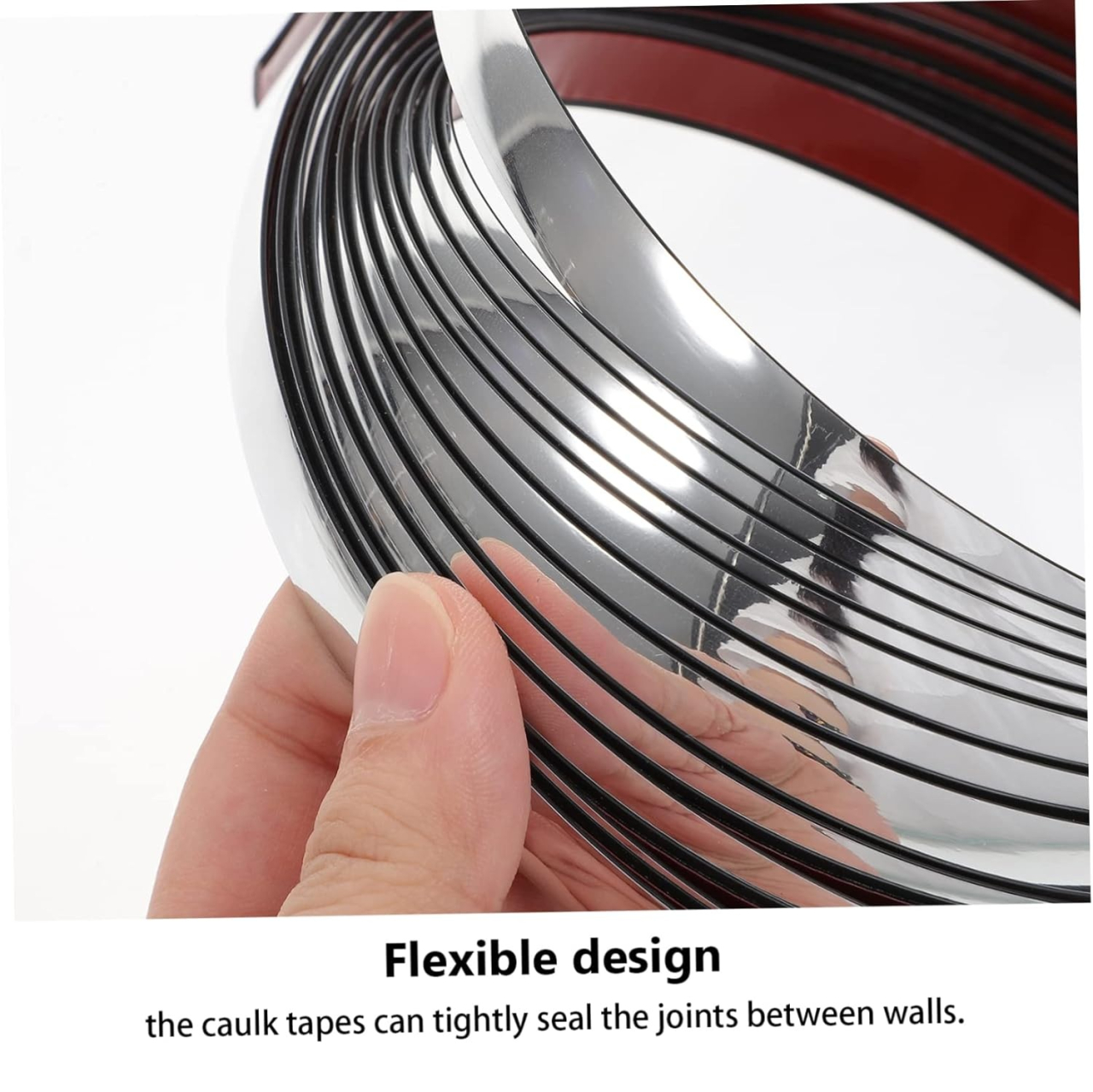 Banda Decorativa Autoadeziva, 1.1 cm x 5 m, pentru Pereti, Mobilier, Decoratiuni Auto si Interioare, Rezistenta la Apa, Durabila, Usor de Aplicat, Gold, Luxer, Banda adeziva decorativa de lipit pentru perete argintie ip platbanda / bordura prete, ornamentala luxer [11]