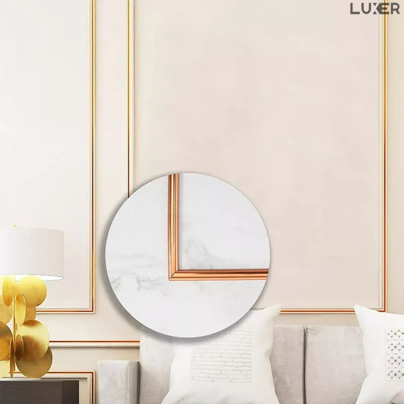 Banda Decorativa Autoadeziva, 1.1 cm x 5 m, pentru Pereti, Mobilier, Decoratiuni Auto si Interioare, Rezistenta la Apa, Durabila, Usor de Aplicat, Gold, Luxer, Banda adeziva decorativa de lipit pentru perete auriu roz tip platbanda / bordura prete, ornamentala luxer [2]