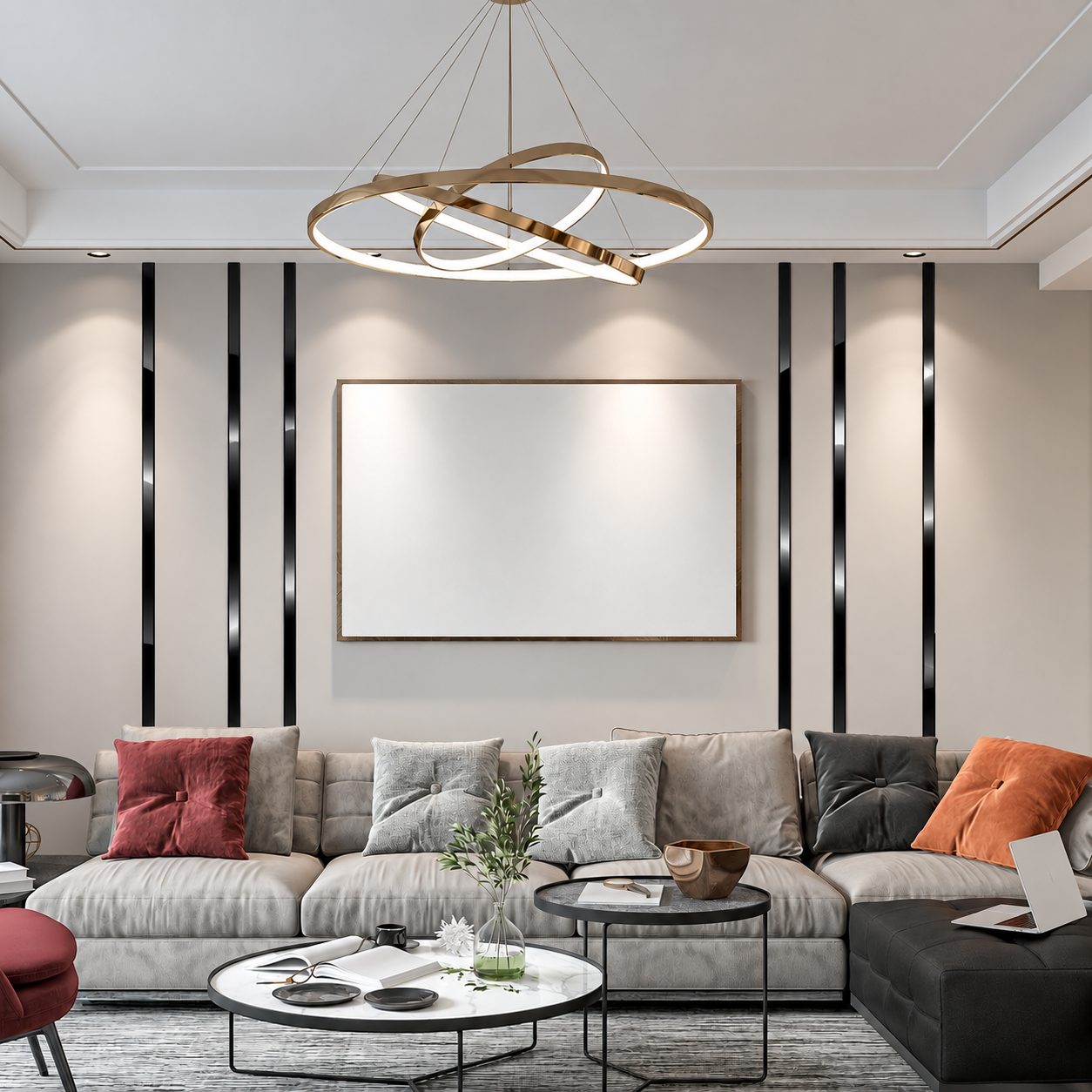 Bandă decorativă autoadezivă Luxer cu efect de oglindă neagra, lungime 5 metri, lățime 4 cm, material reflectorizant premium, ideală pentru decoruri interioare, mobilier și rame. [5]