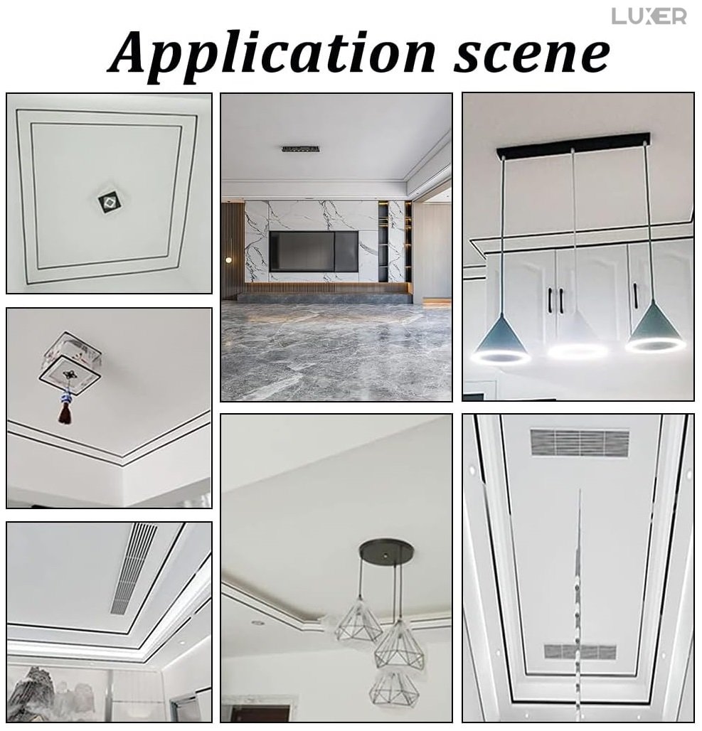 Banda Decorativa Autoadeziva Pentru Perete Cu Efect de Oglinda Luxer, Lungime 500 cm, Latime 1 cm, Metal Black, Banda Adeziva Metalica Pentru Mobila/Usi/Ferestre pentru Decor Dedeman Leroy Merlin Emag Gresie/Faianta Luxer [6]