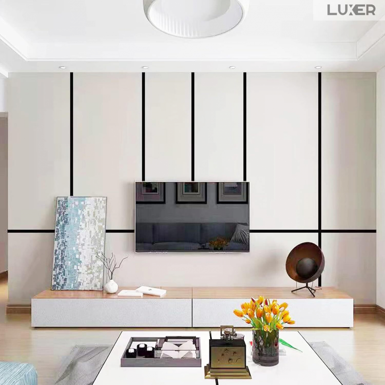 Banda Decorativa Autoadeziva Pentru Perete Cu Efect de Oglinda Luxer, Lungime 500 cm, Latime 2 cm, Black, Banda Adeziva Metalica Pentru Mobila/Usi/Ferestre pentru Decor Dedeman Leroy Merlin Emag Gresie/Faianta Luxer [5]