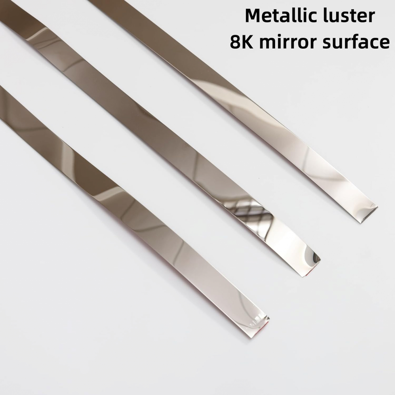 Banda Decorativa Autoadeziva Pentru Perete Cu Efect de Oglinda Luxer, Lungime 500 cm, Latime 2 cm, Silver, Banda Adeziva Metalica Pentru Mobila/Usi/Ferestre pentru Decor Dedeman Leroy Merlin Emag Gresie/Faianta Luxer [4]