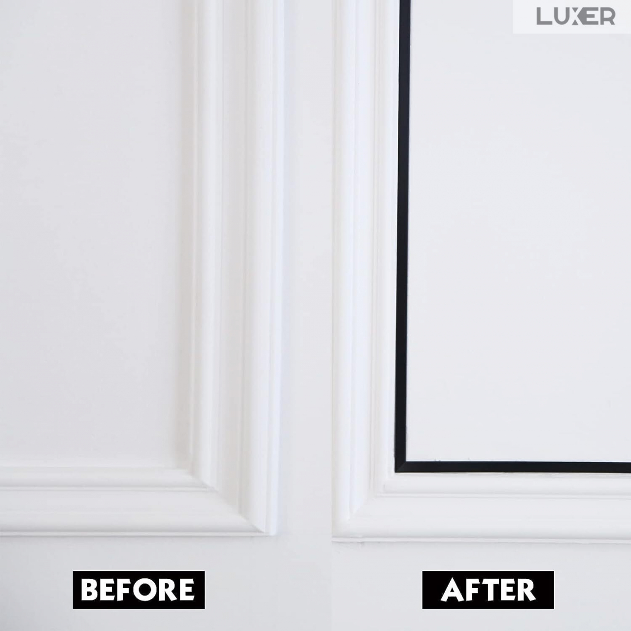 Banda Decorativa Autoadeziva Pentru Perete Cu Efect de Oglinda Luxer, Lungime 500 cm, Latime 2 cm, Black, Banda Adeziva Metalica Pentru Mobila/Usi/Ferestre pentru Decor Dedeman Leroy Merlin Emag Gresie/Faianta Luxer [8]