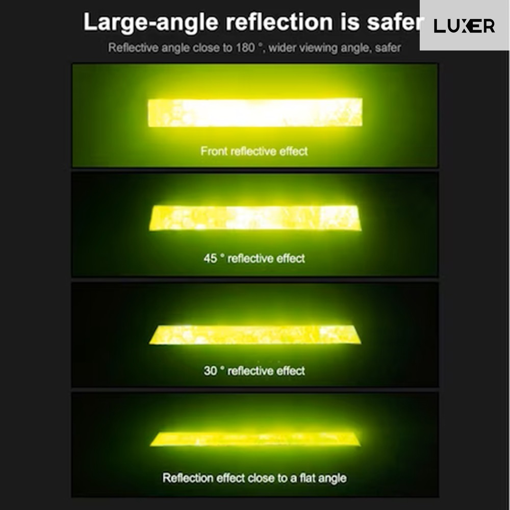 Banda Reflectorizanta Autoadeziva Pentru Bicicleta, Motocicleta, Masina, Scari sau Alte Suprafete, Model Hexagonal, Dimensiuni 800x1 cm, Galben, Luxer [8]