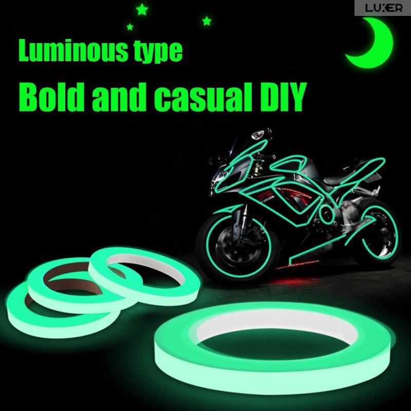 Banda Reflectorizanta Autoadeziva Pentru Bicicleta, Motocicleta, Masina, Scari sau Alte Suprafete, Model Hexagonal, Dimensiuni 800x1 cm, Verde Neon, Luxer [6]
