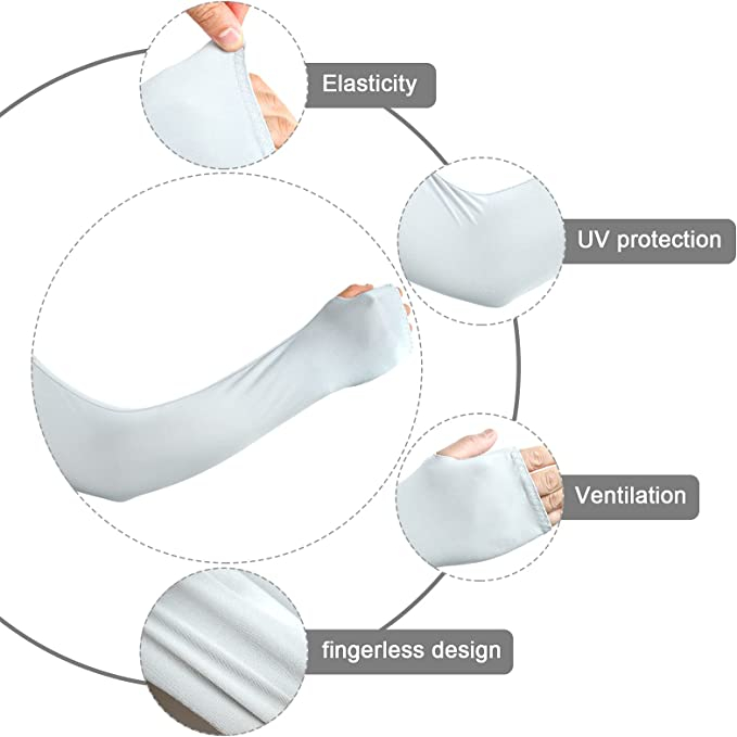 Bolero cu Maneci Sport si Protectie UV Luxer, Marime Universala, Unisex, Negru,  protectie auto, alergat, ciclism, pescuit, Negru, maneca protectie solara uv manusi fortbal alergat decathlon ieftine universale emag luxer [3]