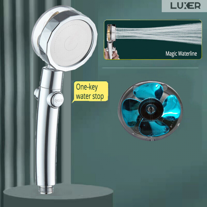Cap De Dus Presurizat Cu Sistem De , Economisire A Apei Si Filtru Anti-Impuritati, Rosu, Luxer, cap de dus cu presiune dedeman cu filtru economisire apa presiune sporita emag leroy merlin grohe baterie baie ieftina [13]