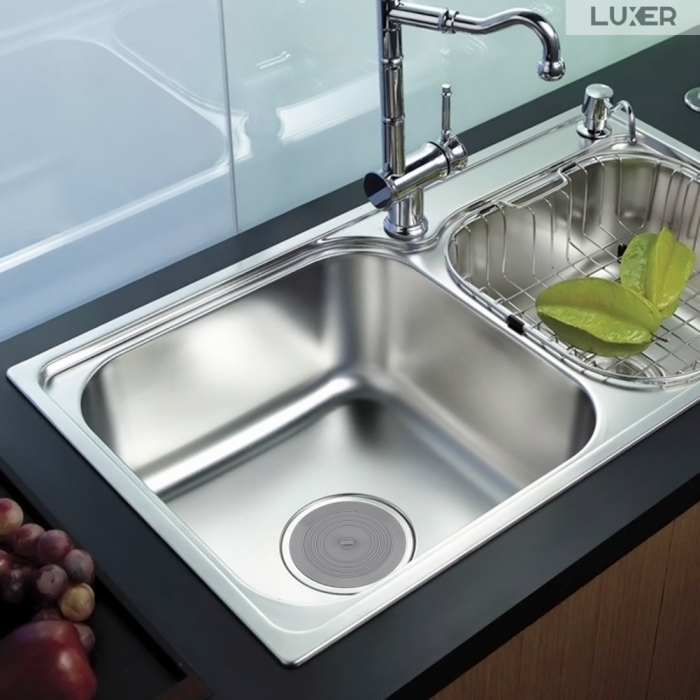 Capac Din Silicon/Dop Pentru Chiuveta/Cada/Sifon Luxer, Protectie Impotriva Gandacilor si Mirosurilor Neplacute, Diametru 15 cm, Gri /Alb, dop chiuveta bucatarie franke dedemna blocat leroy ikea emag silicon ieftin pentru scurgere lavoar mascare luxer [2]