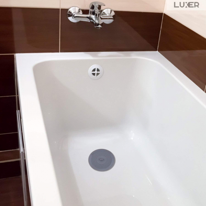 Capac Din Silicon/Dop Pentru Chiuveta/Cada/Sifon Luxer, Protectie Impotriva Gandacilor si Mirosurilor Neplacute, Diametru 15 cm, Gri /Alb, dop chiuveta bucatarie franke dedemna blocat leroy ikea emag silicon ieftin pentru scurgere lavoar mascare luxer [4]