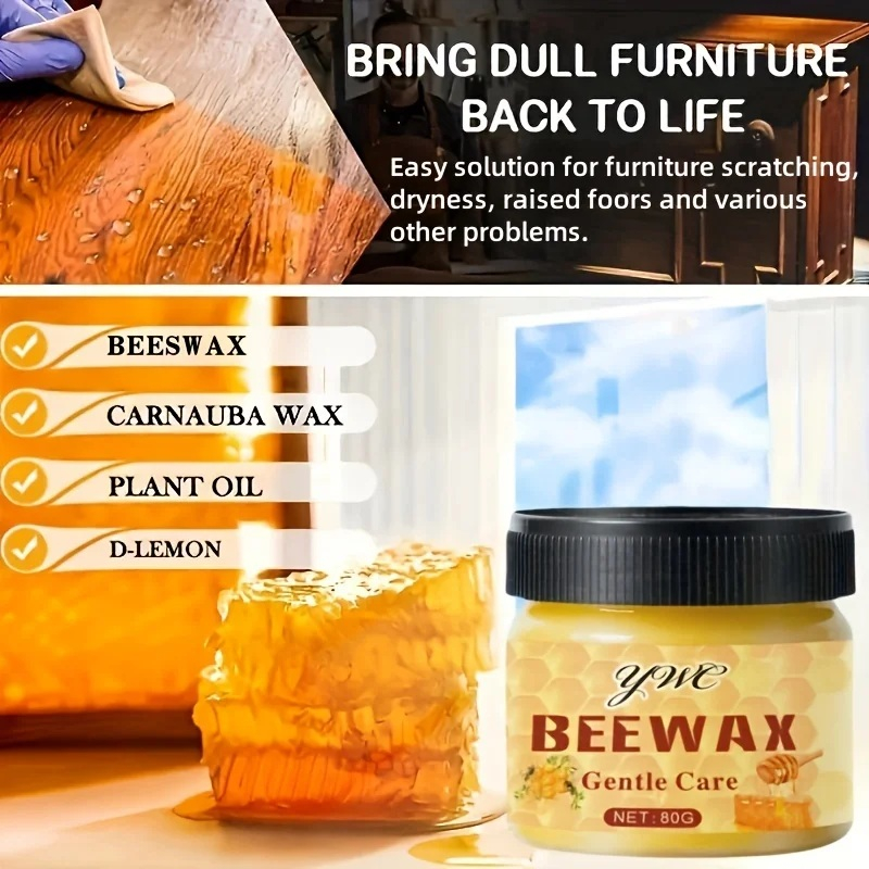 Ceara multifunctionala Luxer pentru restaurare si lustruire mobilier 80g [2]